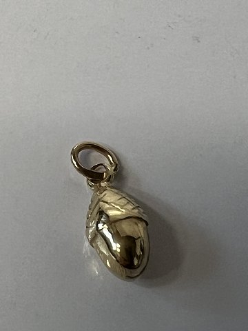 Agern i Charms / Vedhæng 14 karat GuldHøjde 14,89 mm
