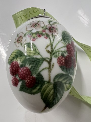 Easter egg from Royal Copenhagen is in 2015 Raspberry,Height 6 cm.