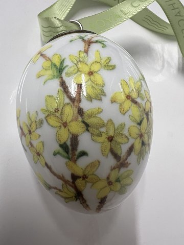 Easter egg from Royal Copenhagen is Forsythia in 2011,Height 6 cm.