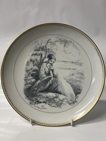 B&G plate, The Wild Swans Hans Christian Andersen Fairy Tale.Deco. No. 4521-620.