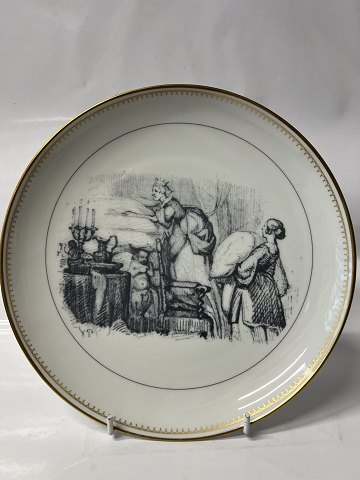 B&G plate, The Princess and the Pea Hans Christian Andersen Fairy Tale.Deco. No. 4523-620.