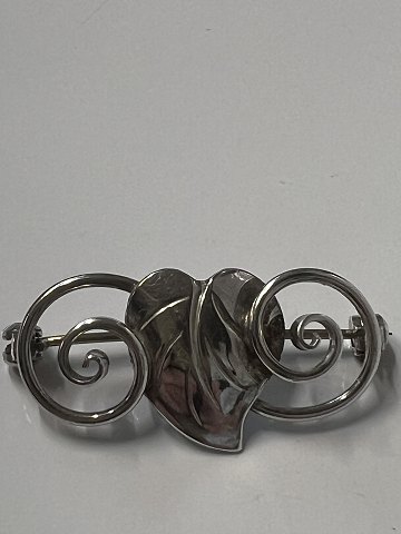 Sølv BrocheStørrelse 3,2 x 1,5 cm.