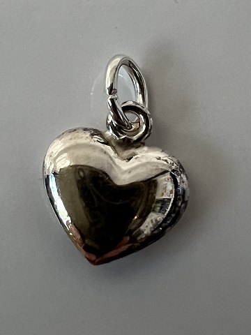 Hjerte Vedhæng / Charms i sterlingsølv.Længde. 1,6 cm.
