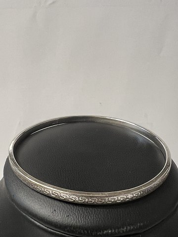 Bangle Sterling Silver.Stamped 925S.Measures inside 6.6 cm