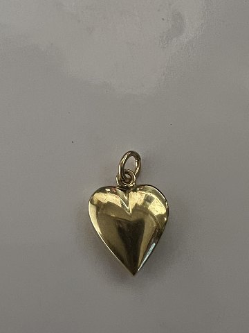 14 carat gold. Heart.Charms / Pendants.Height 1.6 cm.