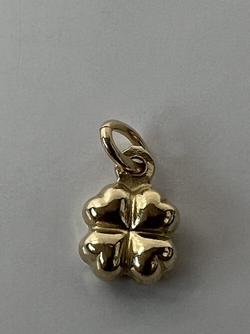14 carat gold. Four-leaf clover.Charms / Pendants.Height 1.1 cm.