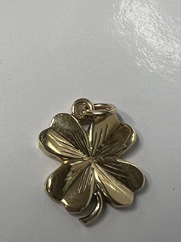 14 carat gold. Four-leaf clover.Charms / Pendants.Height 1.8 cm.