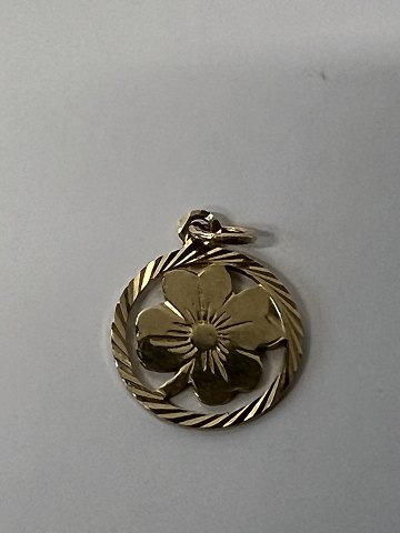 14 karat guld. Firkløver.Charms / Vedhæng.Højde 1,8 cm.