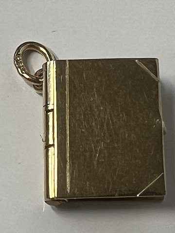 14 karat guld. Bog.Charms / Vedhæng.Højde 1,9 cm.