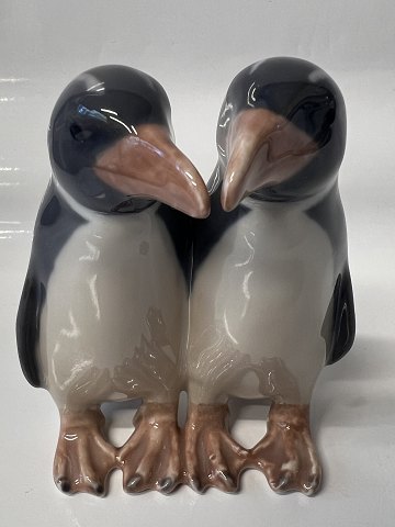 Royal Copenhagen figurine, Two Penguins.No. 1190.Height 10.0 cm.
