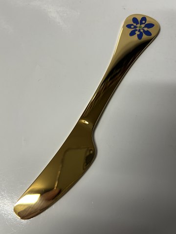 Georg Jensen Knife of the Year 1986, Blue Anemone, sterling silver.Length 16.5 cm.