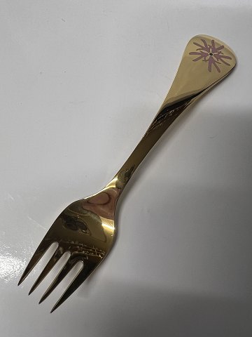 Georg Jensen Year fork 1988, Trävlekrone, sterling silver.Length 14.8 cm.