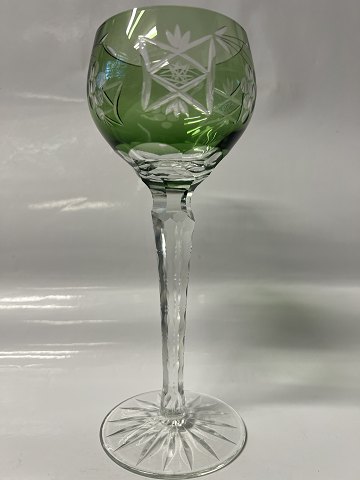 Rømer Glass Red Wine Green.Height 21 cm