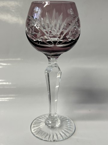 Rømer Glass Port Wine Aubergine.Height 13 cm