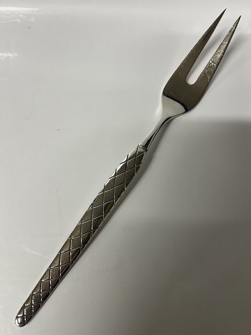 Meat fork Harlekin Silver plated cutlery.Length 21.0 cm.