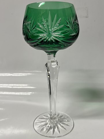Rømer Glass Red Wine Green.Height 19.5 cm.