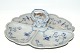 RC Blue Fluted Plain, Cabaret dish with four spaces