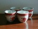 Royal Copenhagen Red Tranquebar, Coffee cups SOLD