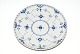 Blue Fluted Full Lace Salad Plate