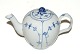 RC Blue Fluted Plain, Teapot