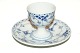 RC Blue Fluted Half Lace, Egg cup on solid dish