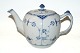 RC Blue Fluted Half Lace, Teapot