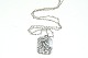 Necklace with Pendant, Silver