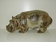 Large and Rare Royal Copenhagen Stoneware Figurine, Hippo 
Dec. Number 20182
SOLD