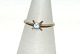 Gold ring with blue stones 14 Karat