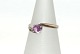 Gold ring with amethyst