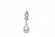 White gold pendant with pearl and diamonds, 14 carats
SOLD