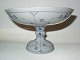 RC Blue Fluted Plain, Large Cake Bowl on Stand
