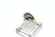 Elegant ring with blue stones in 14 carat gold
Size 60