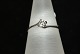 14 karat white gold ring with brilliant
Size: 56