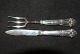 Fruit / Dessert cutlery French lily Silver
Knife Length 17 cm.
Fork Length 16 cm.