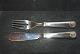 Fiskebestik Helt sølv Cohr Musling
Kniv længde 20,5 cm.
Gaffel længde 18,5 cm.