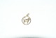 Elegant pendant zodiac sign bull in 14 carat gold