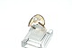 Gold Ladies ring with white pearl in 14 carat gold