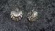 Earrings with clips in silver
Stamped 925 p
Measures 14.67 mm