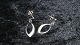 Elegant # Earrings in Silver