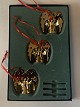 Georg Jensen Engle 3 stk
Design: Leogriffen.dk
Julepynten er forgyldt med 24 karat Guld