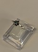 Princess ring with light blue stone in 14 karat white gold
Size 60