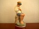 Gorgeous Royal Copenhagen Overglaze Figurine Shepherd