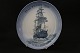 Ship plate Bing & Grøndal No. 5, the ship Full Rigged Ship, from 1983