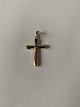 Gold cross 14 carat gold, stamped 585 MSS, beautiful pendant.