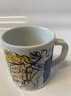 Royal Copenhagen Faience, Year Mug 2000
Deck No. 3495 or 495
Height 7.5 cm.