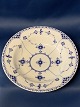 Royal Copenhagen  Musselmalet Halvblonde Dyb Frokost tallerken.
Dek. nr. 1/566
Diameter. 21 cm. 
Produceret 1894-1900