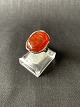 Elegant Ladies silver ring with amber
Stamped 925 EST
Size 58