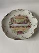 Plate with motif of the Last Supper, with 18 carat gold edge