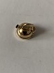 Charm for bracelets in 14 carat gold, shaped like a jug. Stamped 585